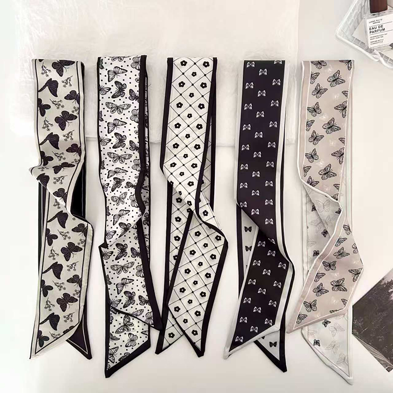 Silk Neck Scarf - Luxus Marke Modell Tasche Handtasche Griff