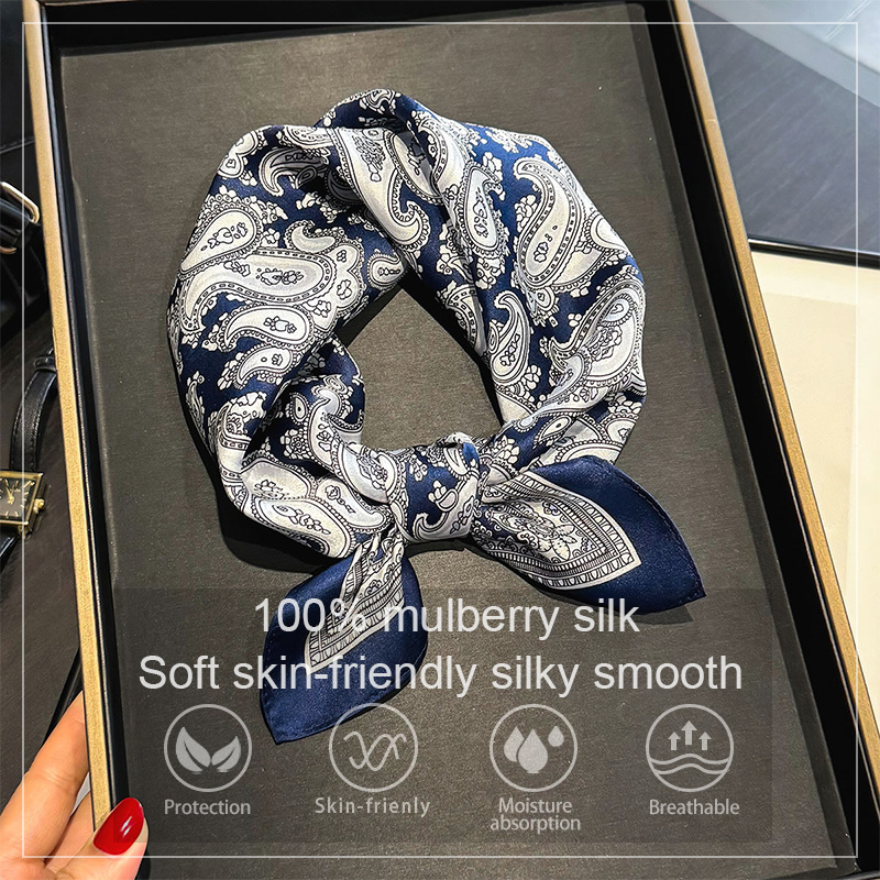 Luxus 100% Maulbeerseide Schal – Silk Neck Scarf Bewertung und Preis
