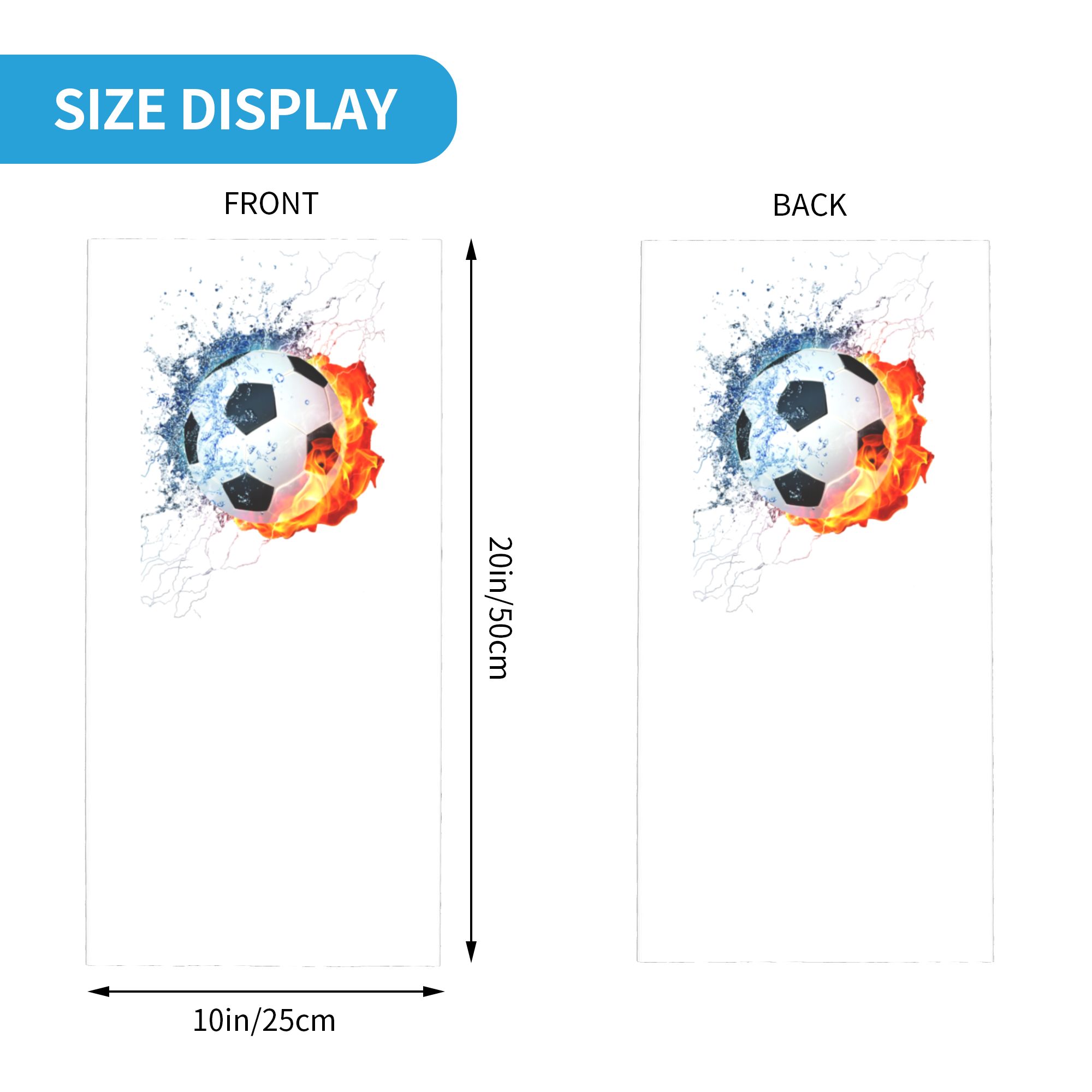 Maßgefertigtes Feuer-Fußball-M – Neck Warmer Tube Bewertung und Preis