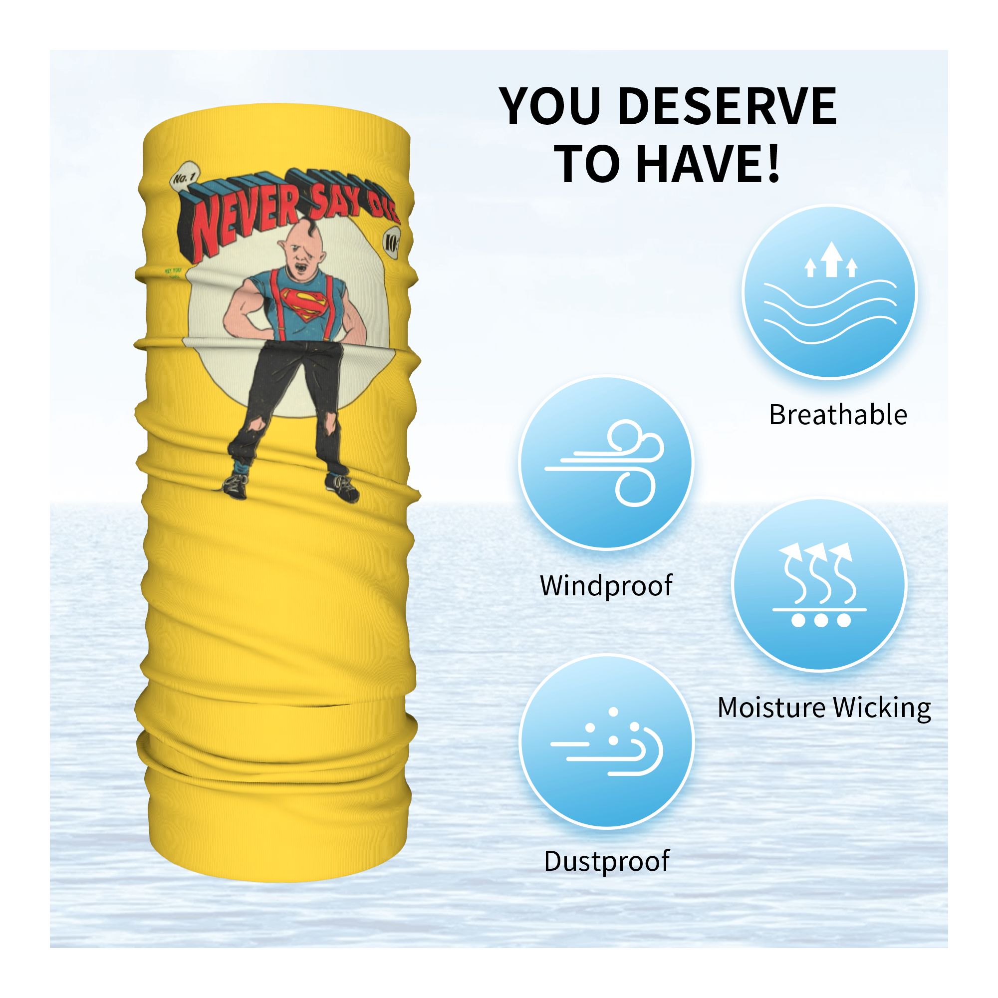 Custom The Goonies Never Say D – Neck Warmer Tube Bewertung und Preis