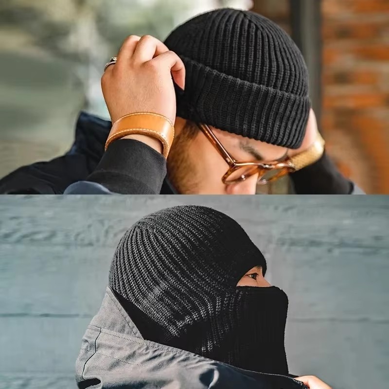 Männer Winter Skullies Beanies – Muffler Men Wool Bewertung und Preis