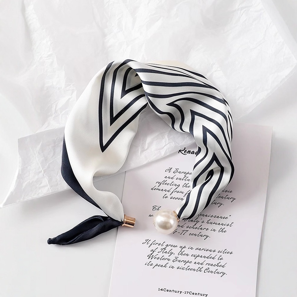Damen Neuer Seidenschal mit Pe – Silk Neck Scarf Bewertung und Preis