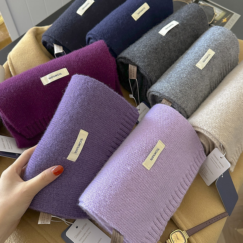 48-Farben-Schal aus reiner Wol – Muffler Men Wool Bewertung und Preis