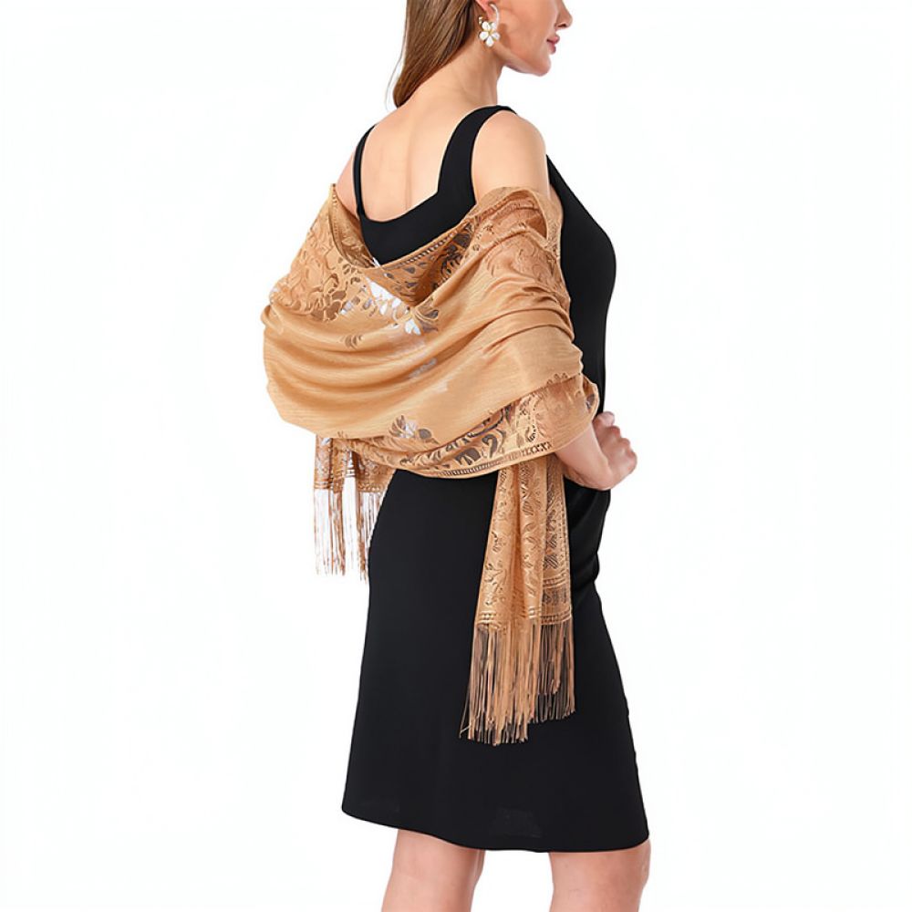 Modischer Blumenschal aus Spit – Stole Wedding Shawl Bewertung und Preis