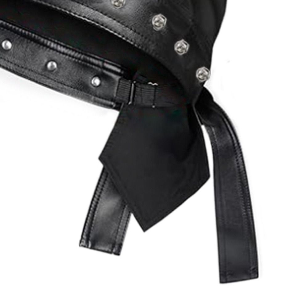 Schwarze Biker-Kappe aus PU-Le – Bandana Doo Rag Bewertung und Preis
