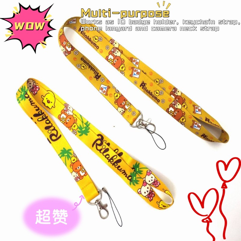Kawaii Rilakkuma Anime Schlüss – Lanyard Badge Holder Bewertung und Preis
