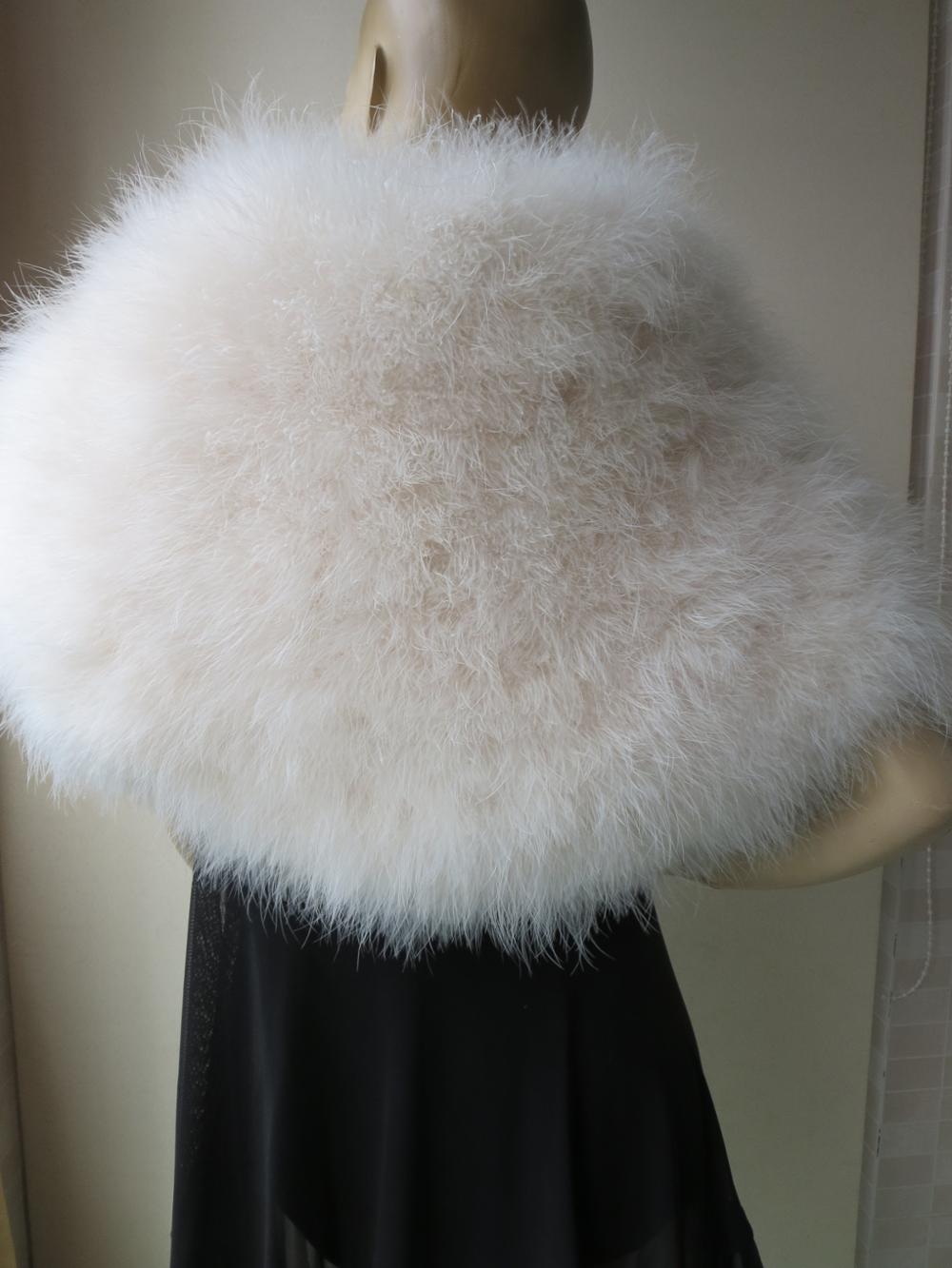 Luxuriöser Echtfeder-Wickel fü – Stole Wedding Shawl Bewertung und Preis